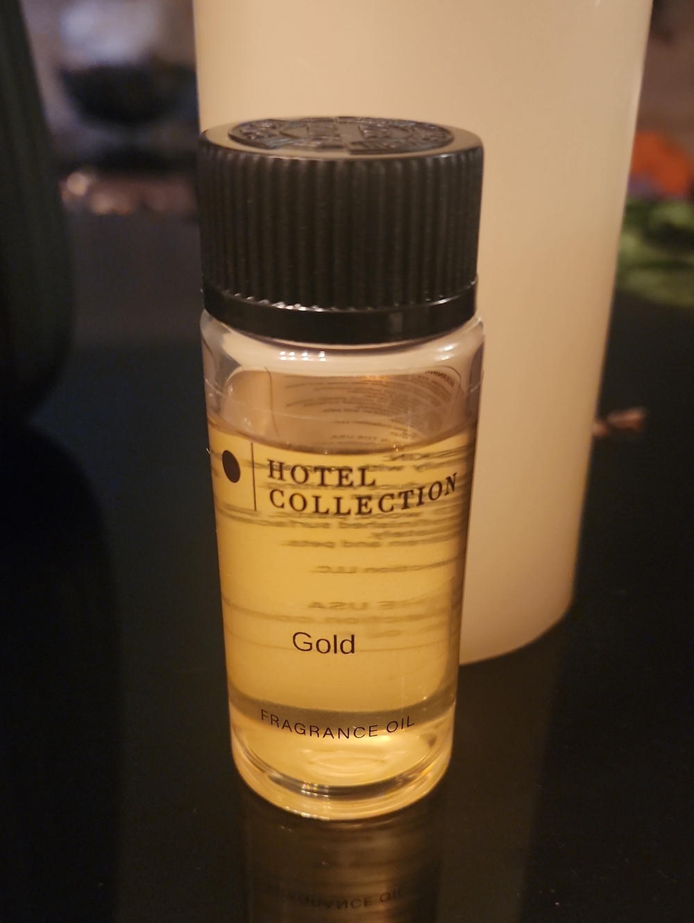NWOT Hotel Collection Gold 50ML Bottle Fragrance Oil